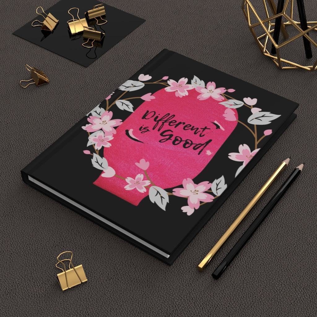 DIFFERENT IS GOOD Hardcover Journal (Matte)