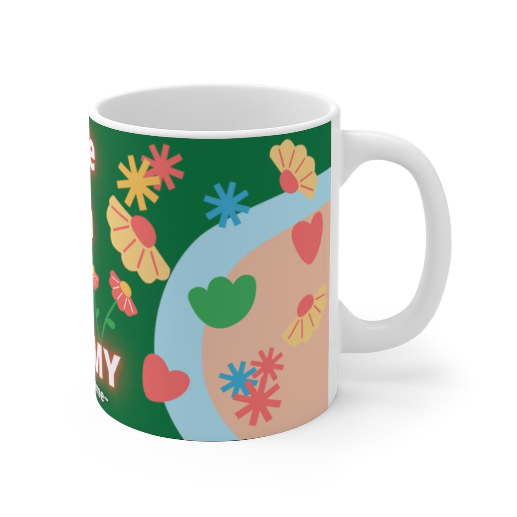 CUTIE WITH A OSTOMY White Ceramic Mug