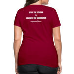 Women's T-Shirt Lupus Awareness - dark red
