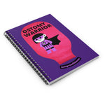 OSTOMY WARRIOR GIRL Spiral Notebook - Ruled Line