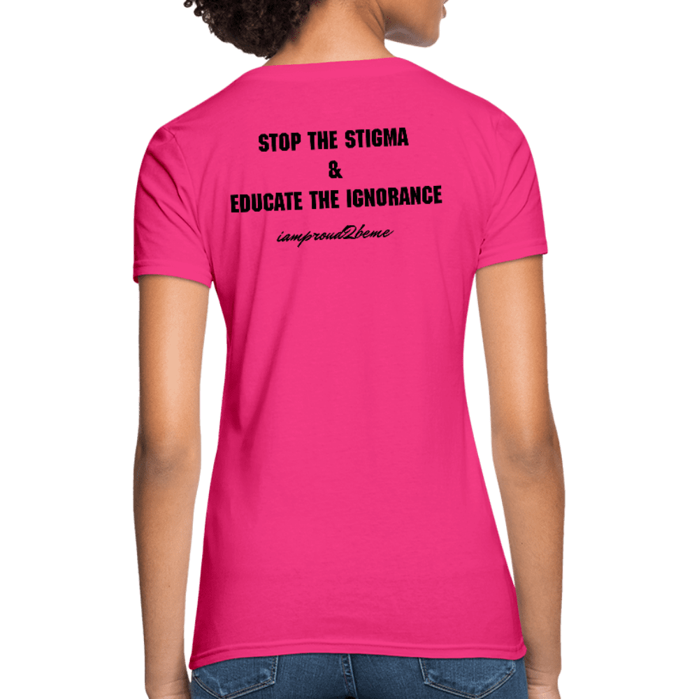 Women's T-Shirt Chronic Illness Awareness - fuchsia