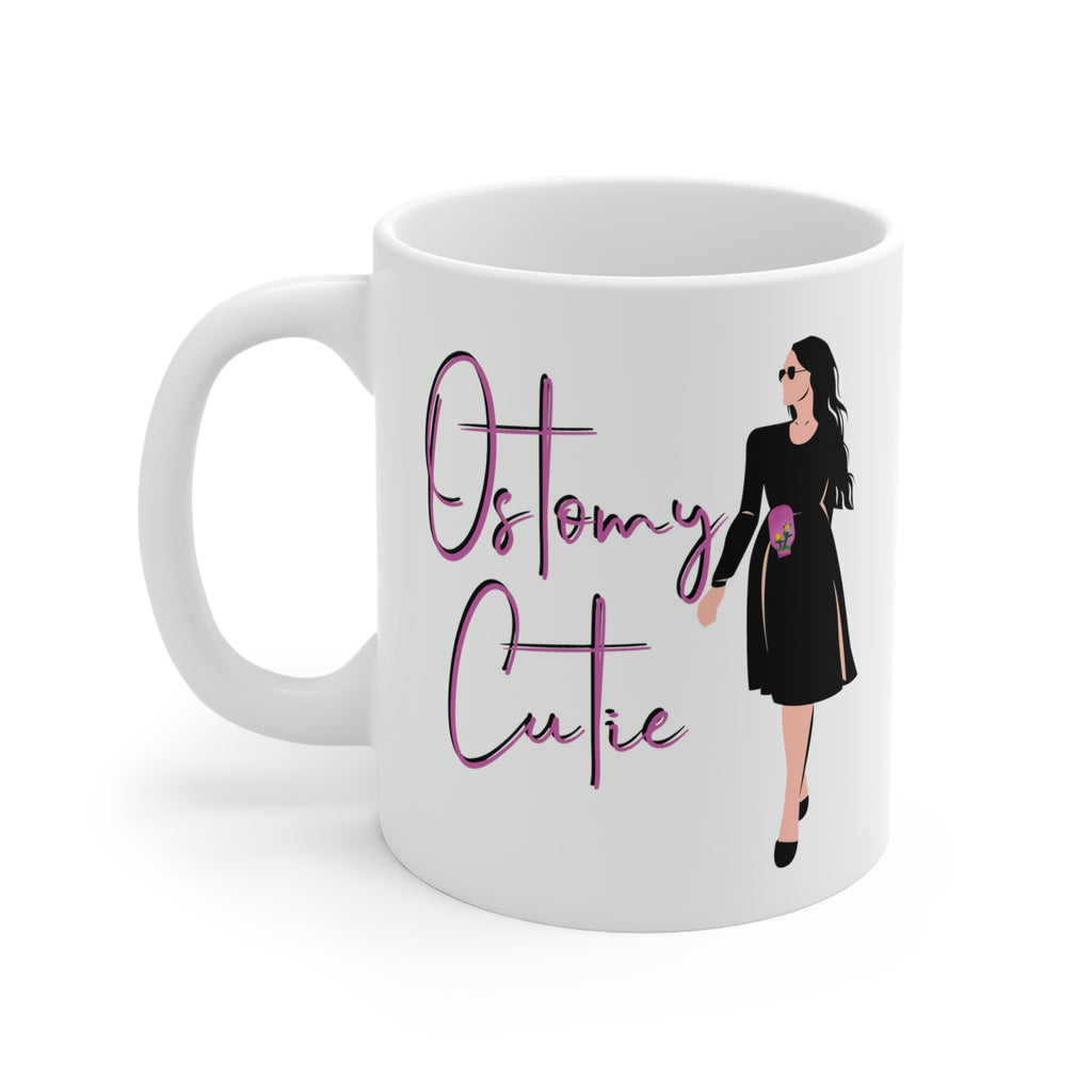 OSTOMY CUTIE White Ceramic Mug
