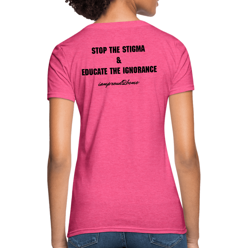 Women's T-Shirt Chronic Illness Awareness - heather pink
