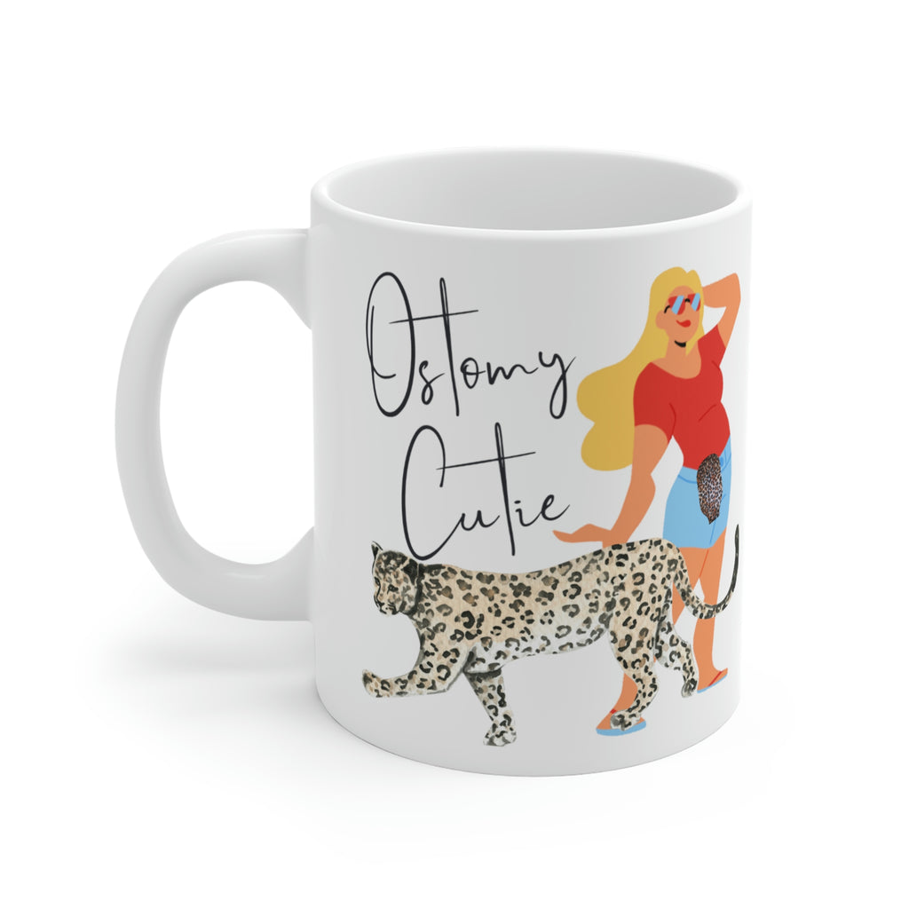 OSTOMY CUTIE White Ceramic Mug