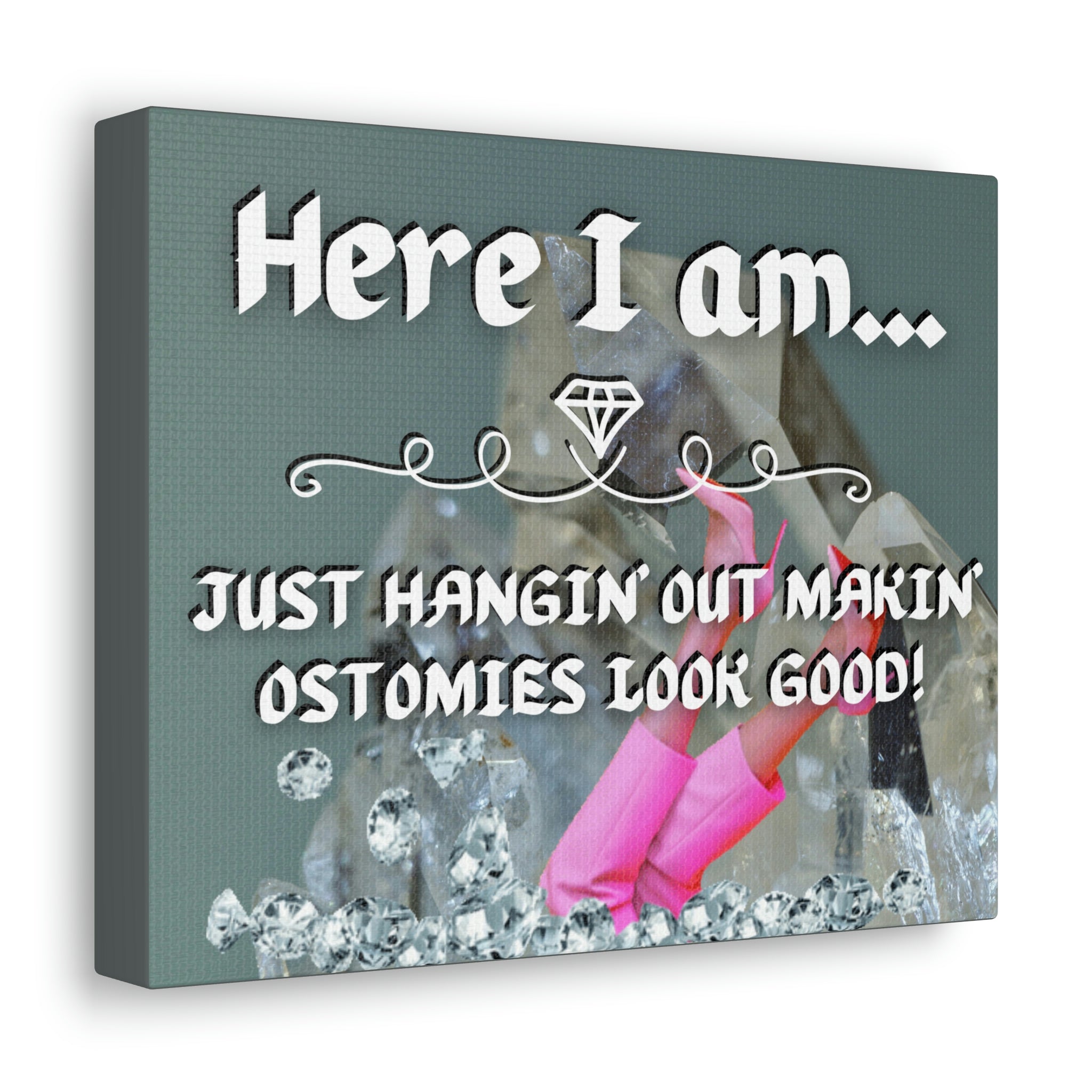 Makin' Ostomies Look Good (Canvas Gallery Wrap)