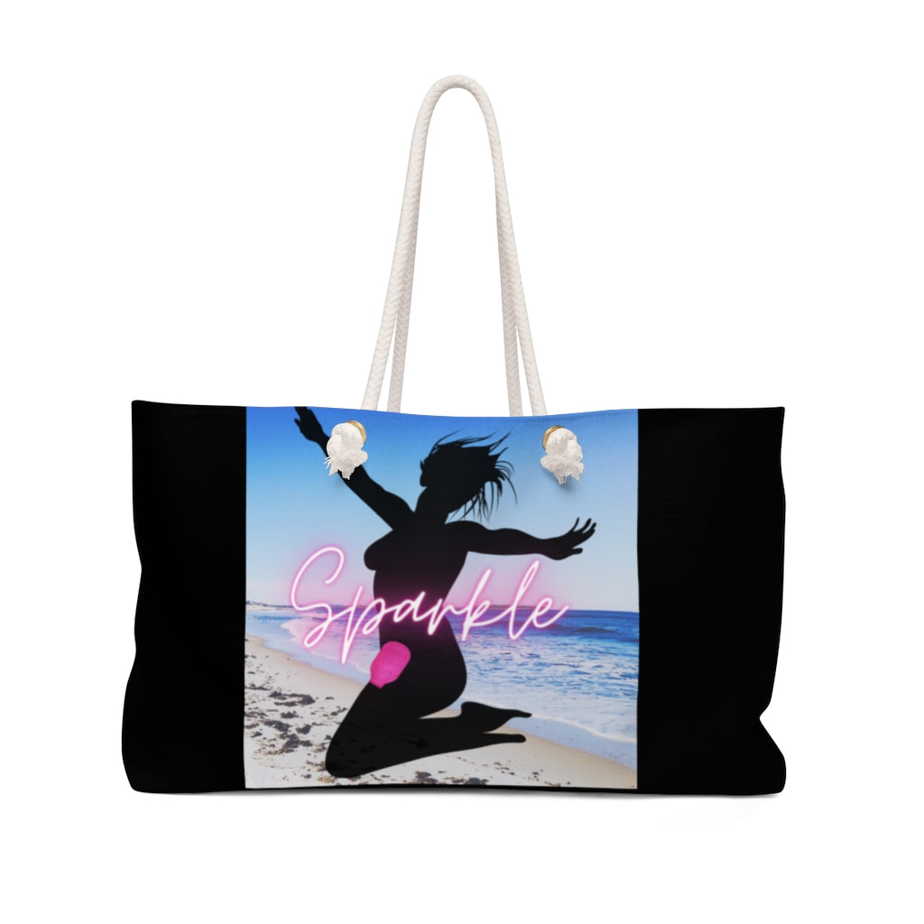 SPARKLE OSTOMY GIRL Weekender Tote Bag
