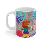 NO COLON STILL ROLLIN' White Ceramic Mug