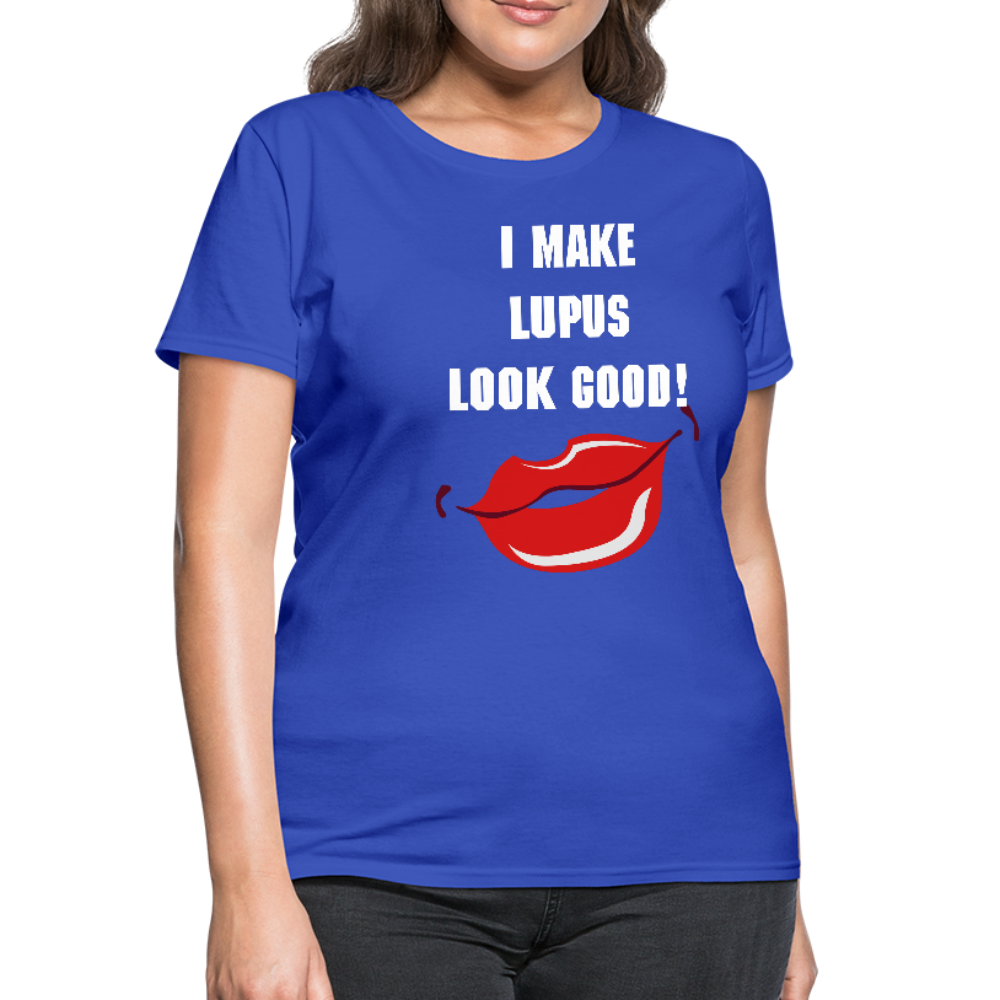 Women's T-Shirt Lupus Awareness - royal blue