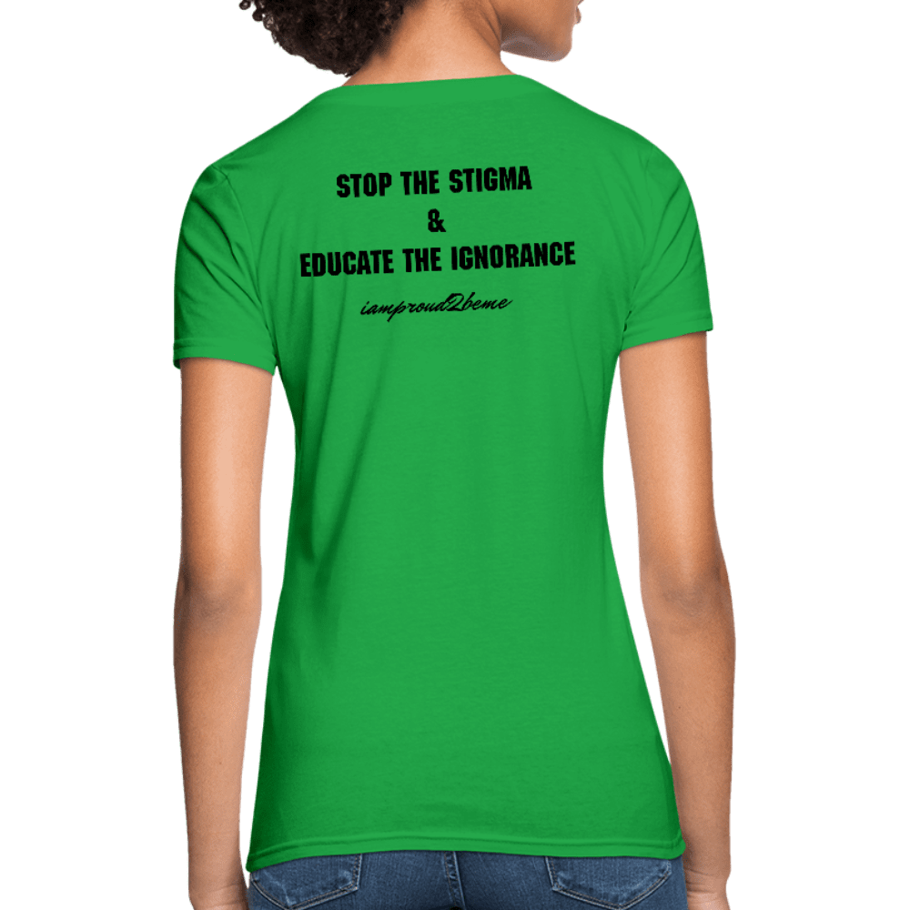 Women's T-Shirt Chronic Illness Awareness - bright green