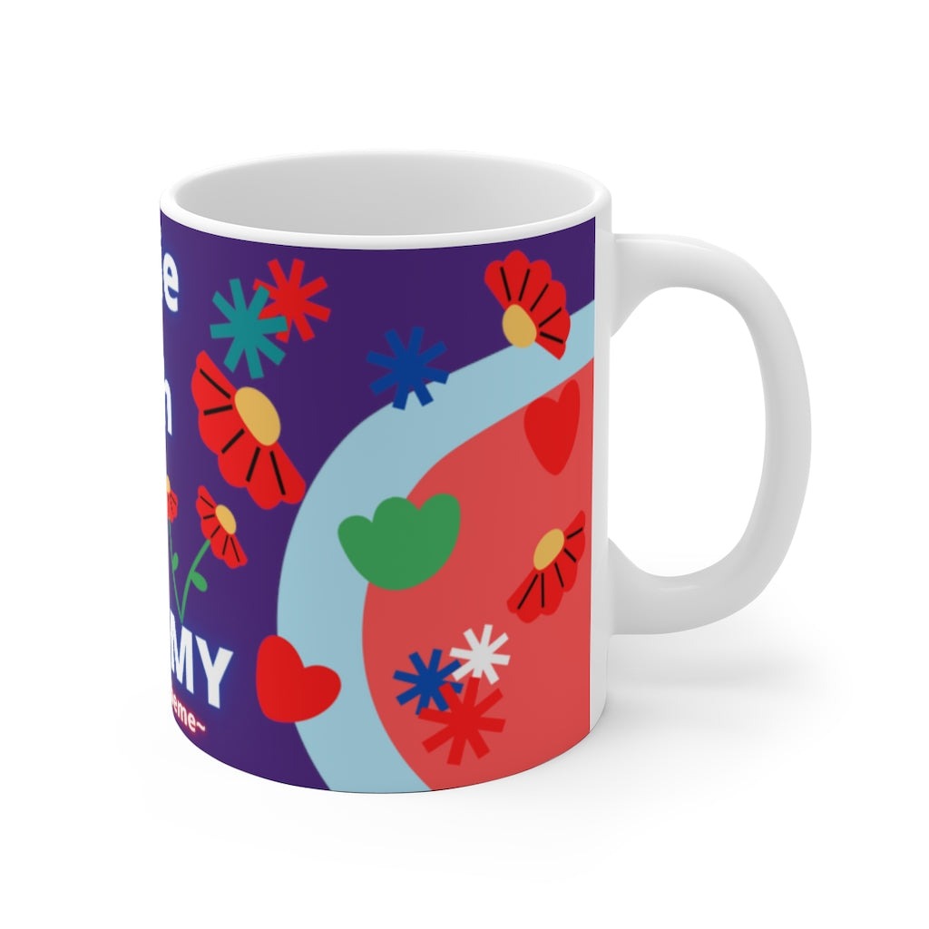 CUTIE WITH A OSTOMY White Ceramic Mug