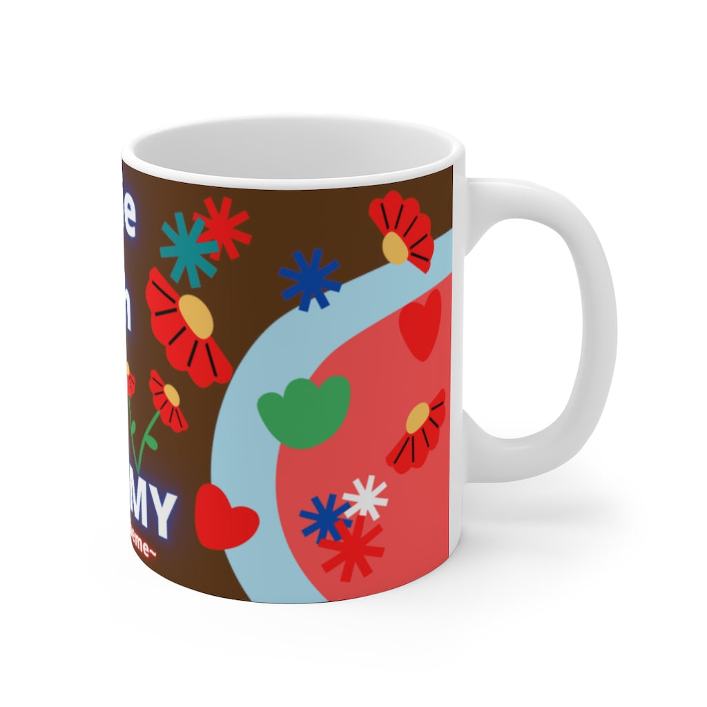 CUTIE WITH A OSTOMY White Ceramic Mug