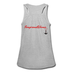 NEVER GIVE UP Flowy Tank Top (Adult)
