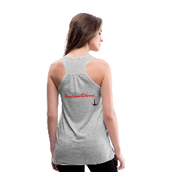 NEVER GIVE UP Flowy Tank Top (Adult)