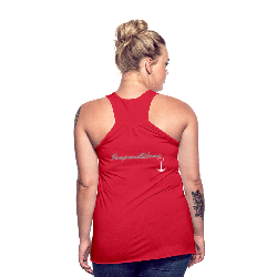 NEVER GIVE UP Flowy Tank (Adult)