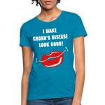 Women's T-Shirt Crohn's Disease Awareness - turquoise