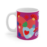 CUTIE WITH A OSTOMY White Ceramic Mug