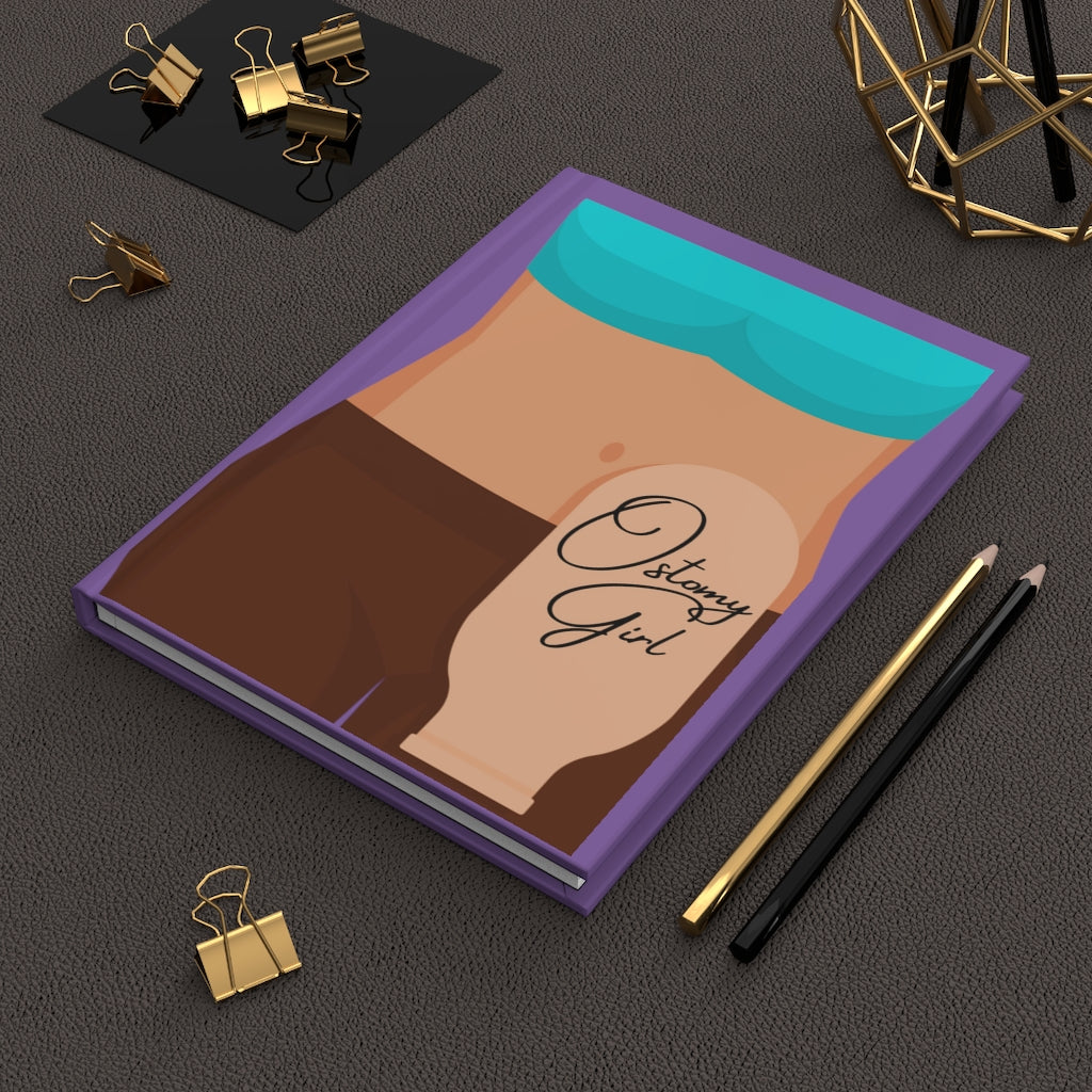 OSTOMY GIRL Hardcover Journal (Matte)