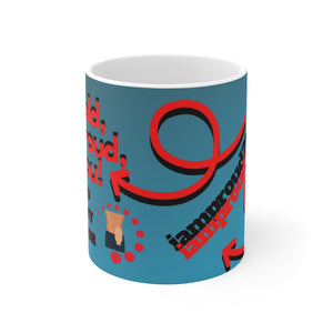 BE BOLD, BE PROUD, BE YOU White Ceramic Mug (male)