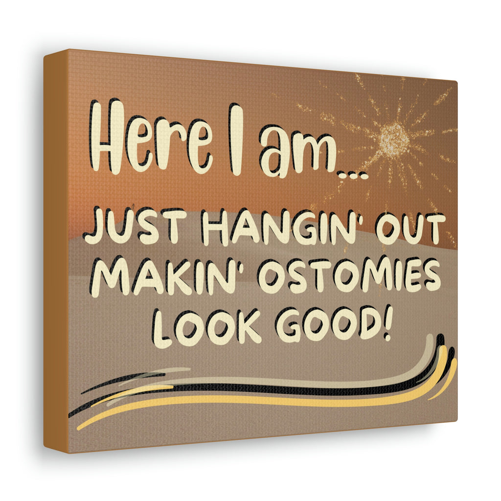 Makin' Ostomies Look Good (Canvas Gallery Wrap)