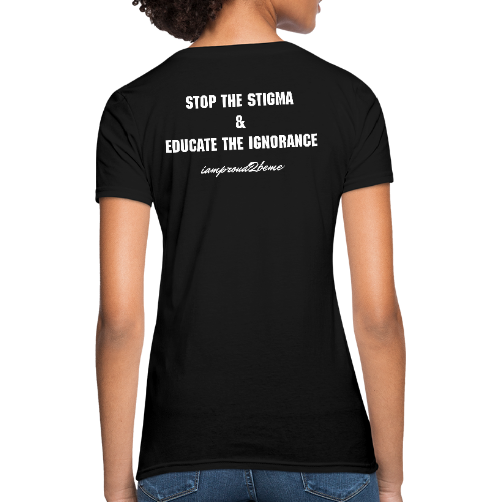 Women's T-Shirt Crohn's Disease Awareness - black