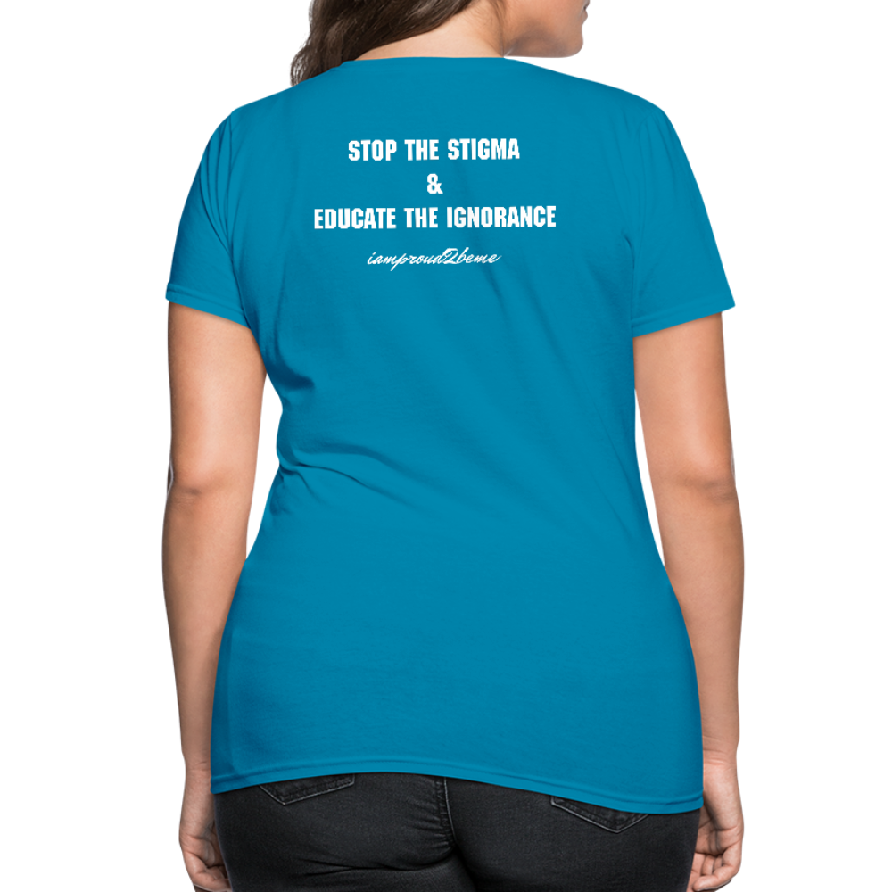 Women's T-Shirt Lupus Awareness - turquoise