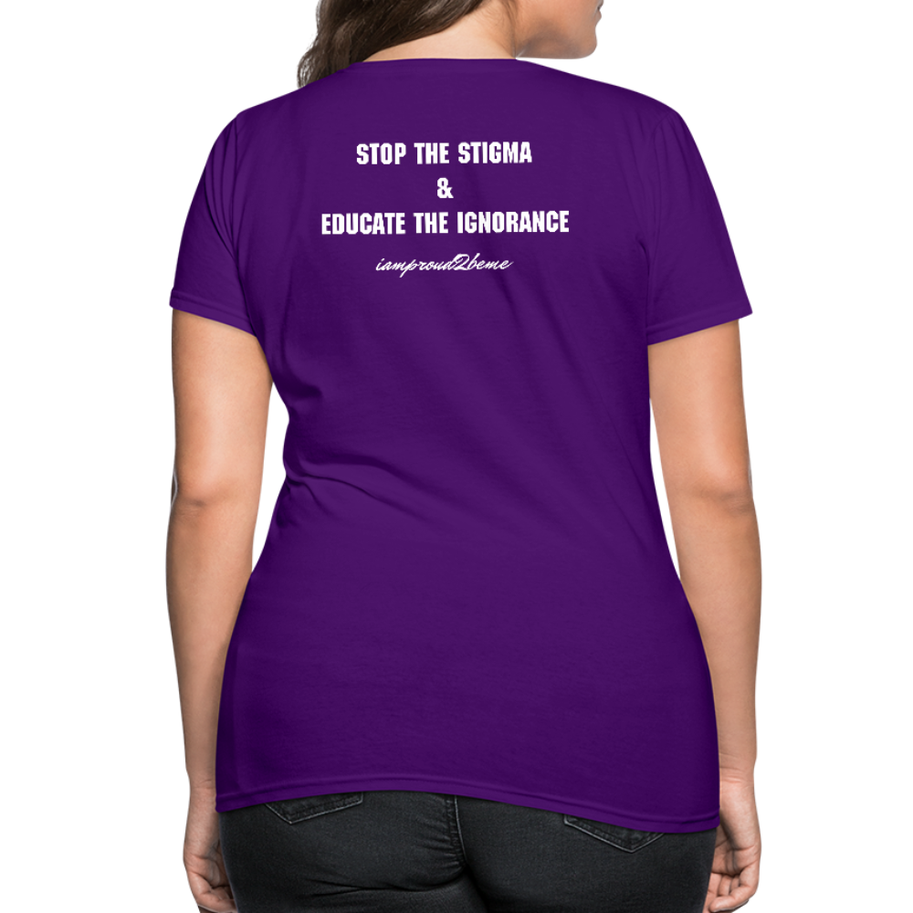 Women's T-Shirt Lupus Awareness - purple