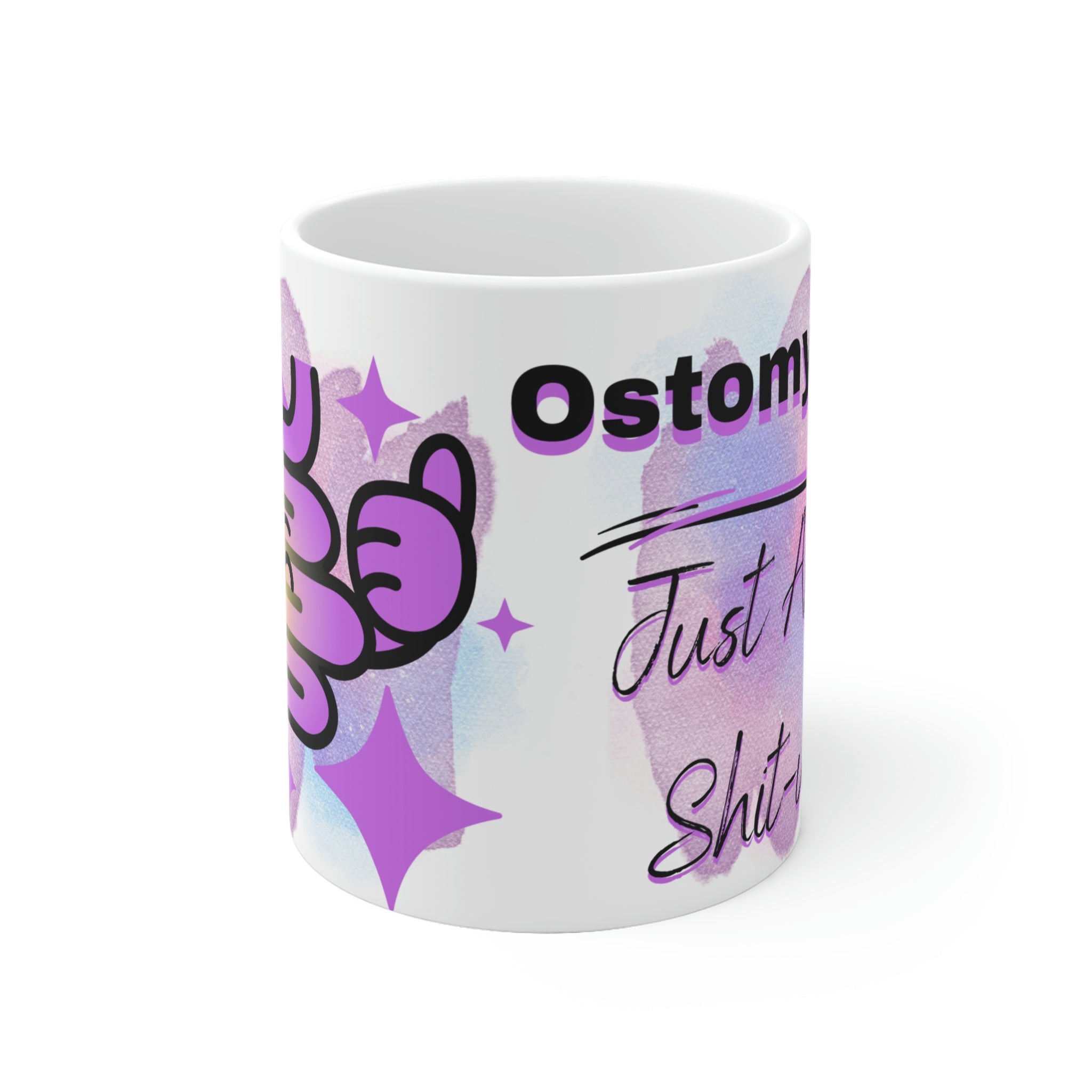 OSTOMY LIFE SHIT-UATION White Ceramic Mug