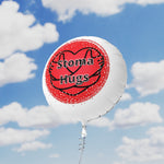 STOMA HUGS Mylar Helium Balloon (white)