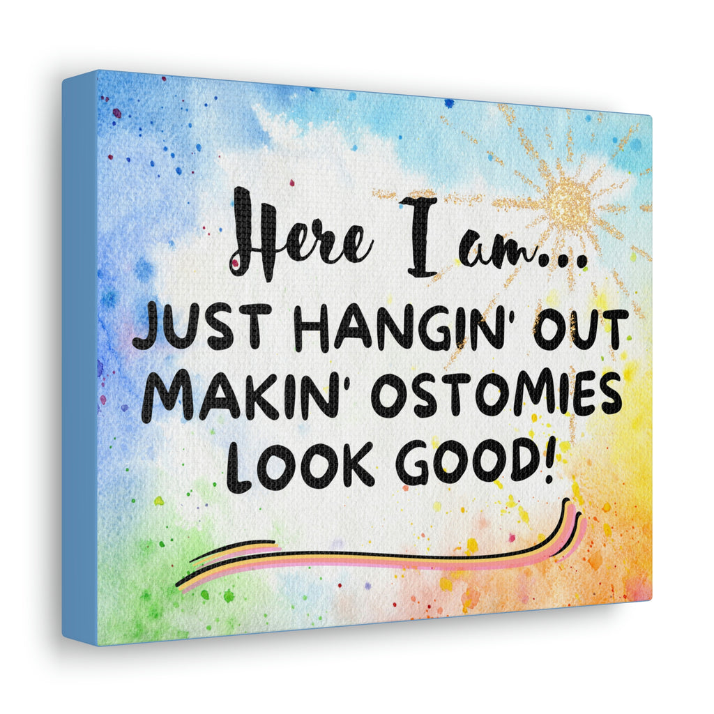 Makin' Ostomies Look Good (Canvas Gallery Wrap)