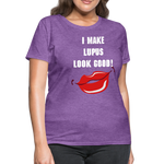 Women's T-Shirt Lupus Awareness - purple heather