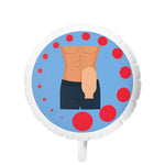 MALE OSTOMY BAG Mylar Helium Balloon (blue)