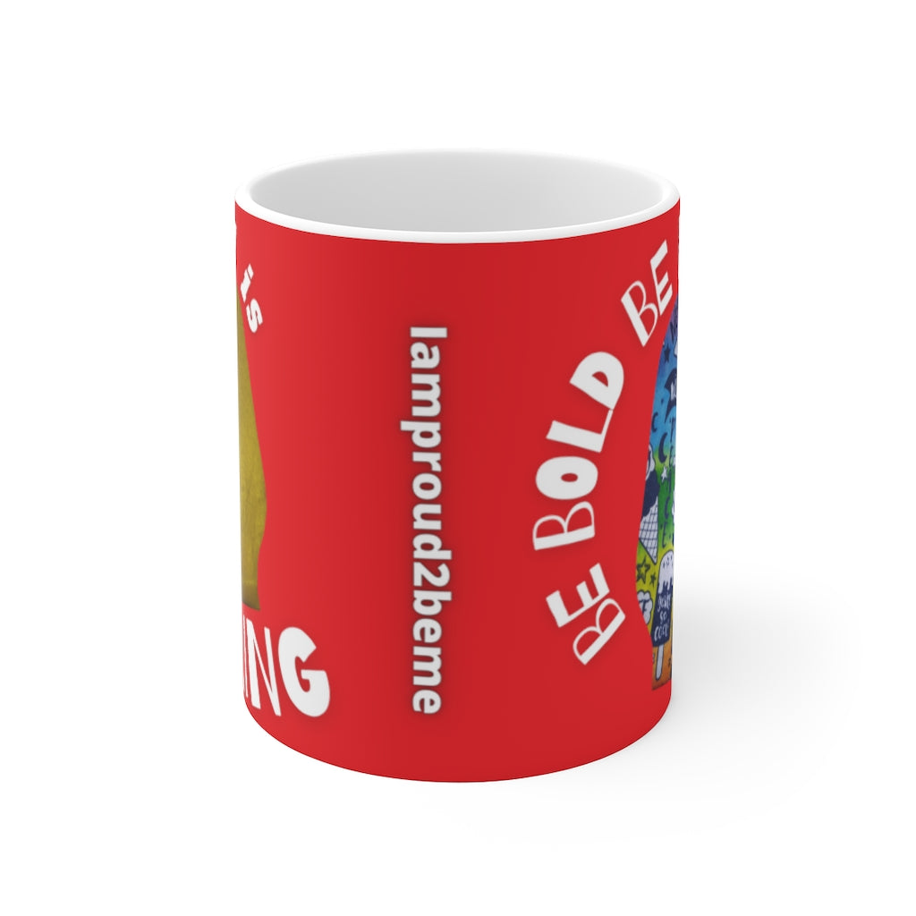 NORMAL IS BORING White Ceramic Mug