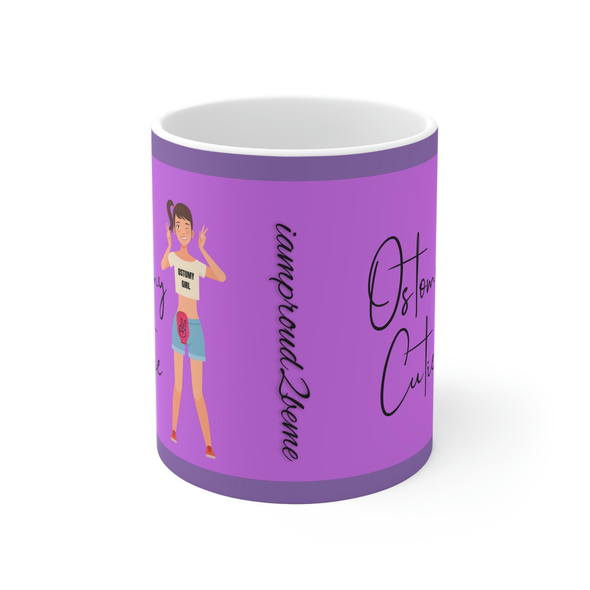 OSTOMY CUTIE White Ceramic Mug