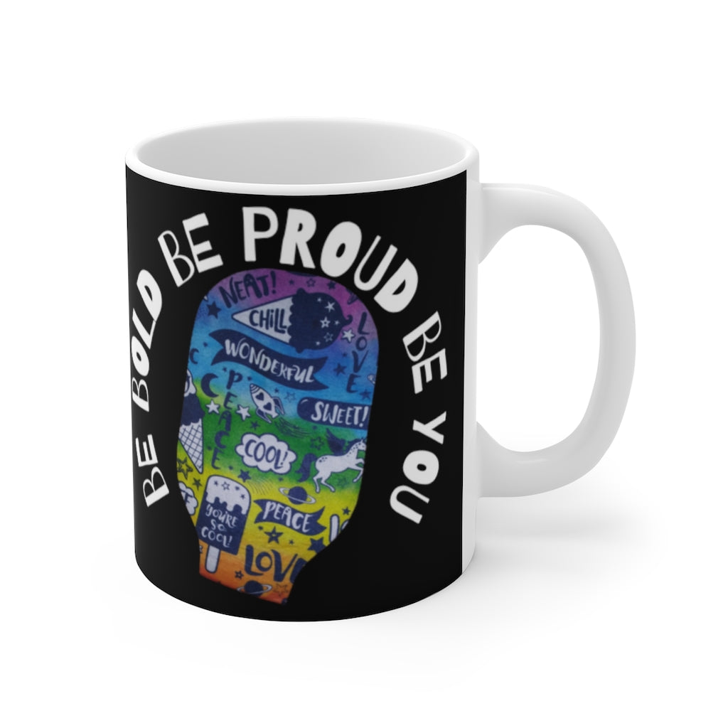 NORMAL IS BORING White Ceramic Mug