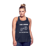 Women's Flowy Tank Top MIGRAINE HEADACHE - navy
