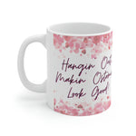 Makin' Ostomies Look Good White Ceramic Mug (valentines)