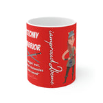 OSTOMY WARRIOR White Ceramic Mug