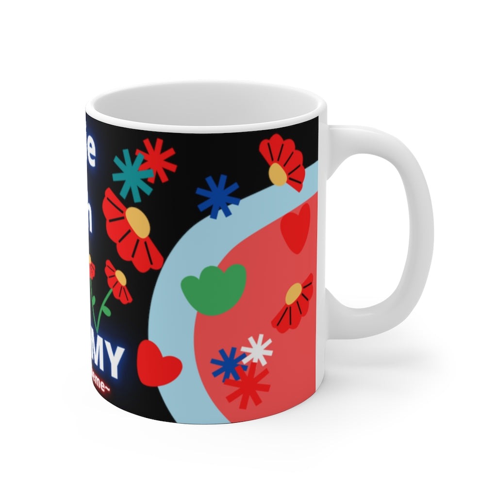 CUTIE WITH A OSTOMY White Ceramic Mug