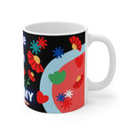 CUTIE WITH A OSTOMY White Ceramic Mug