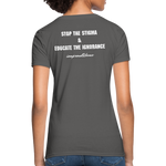 Women's T-Shirt Crohn's Disease Awareness - charcoal