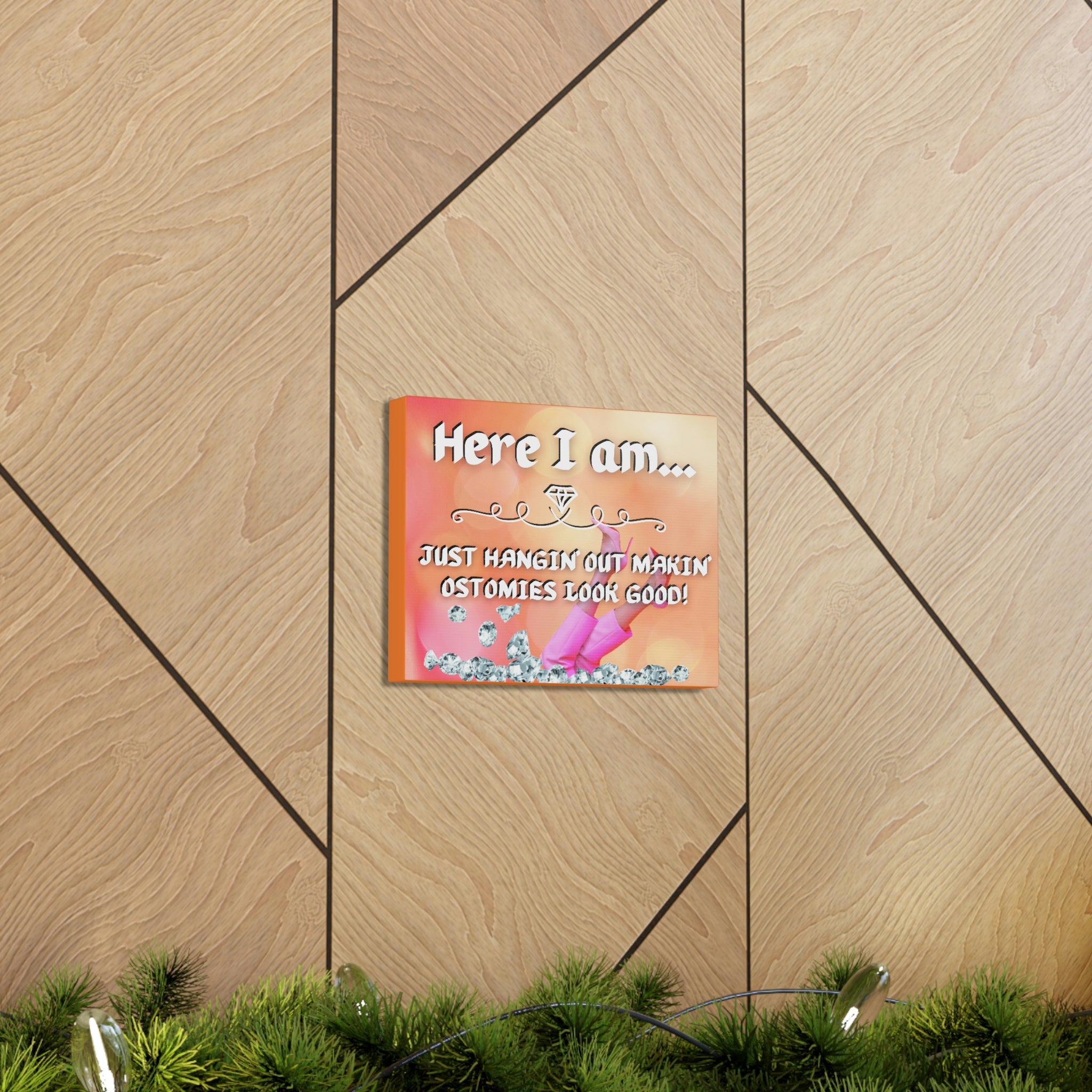 Makin' Ostomies Look Good (Canvas Gallery Wrap)