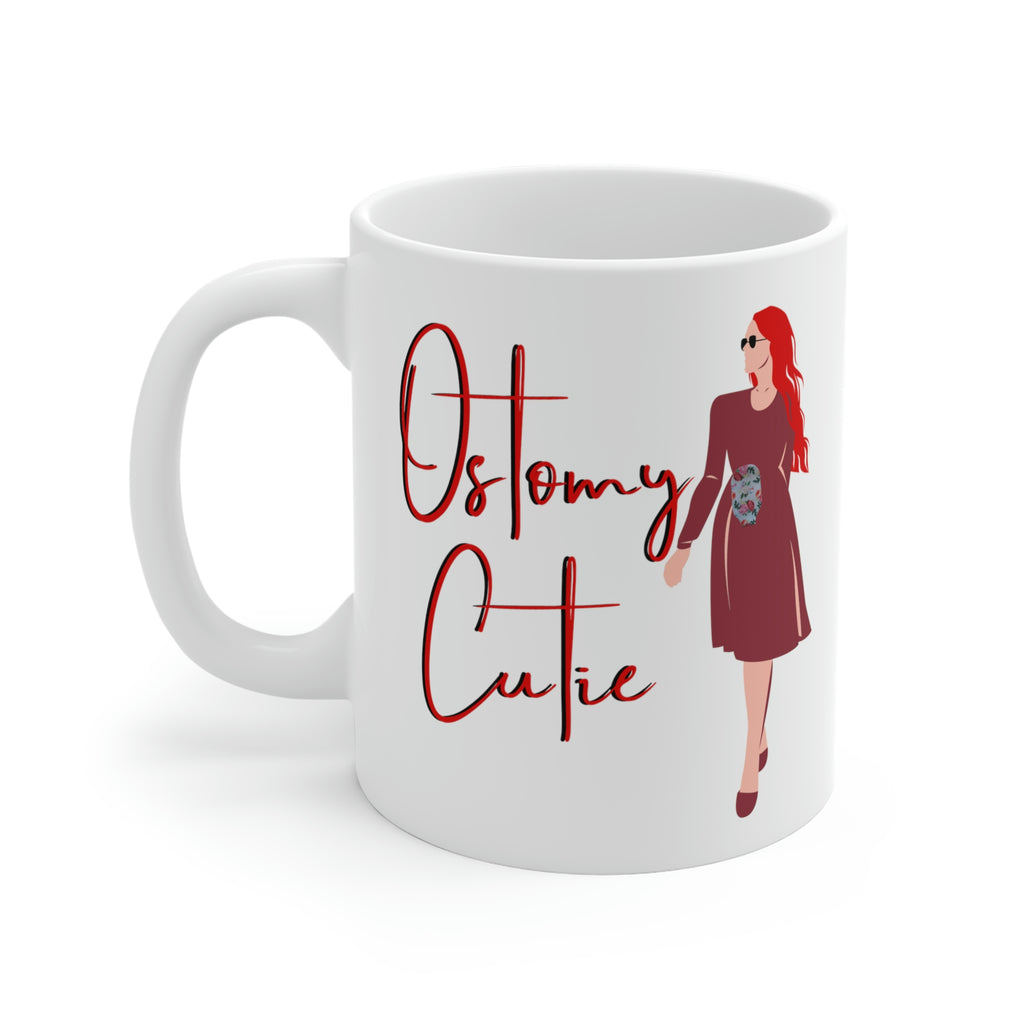 OSTOMY CUTIE White Ceramic Mug