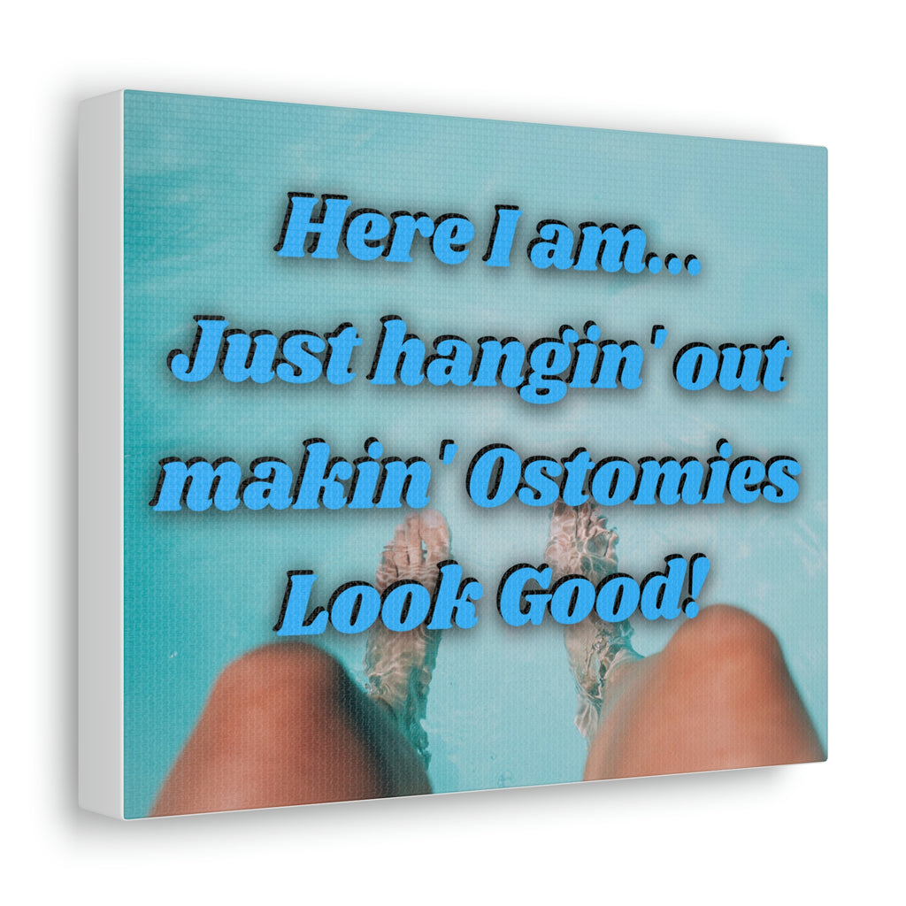 MAKIN' OSTOMIES LOOK GOOD (Canvas Gallery Wrap)