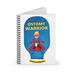 OSTOMY WARRIOR BOY Spiral Notebook - Ruled Line