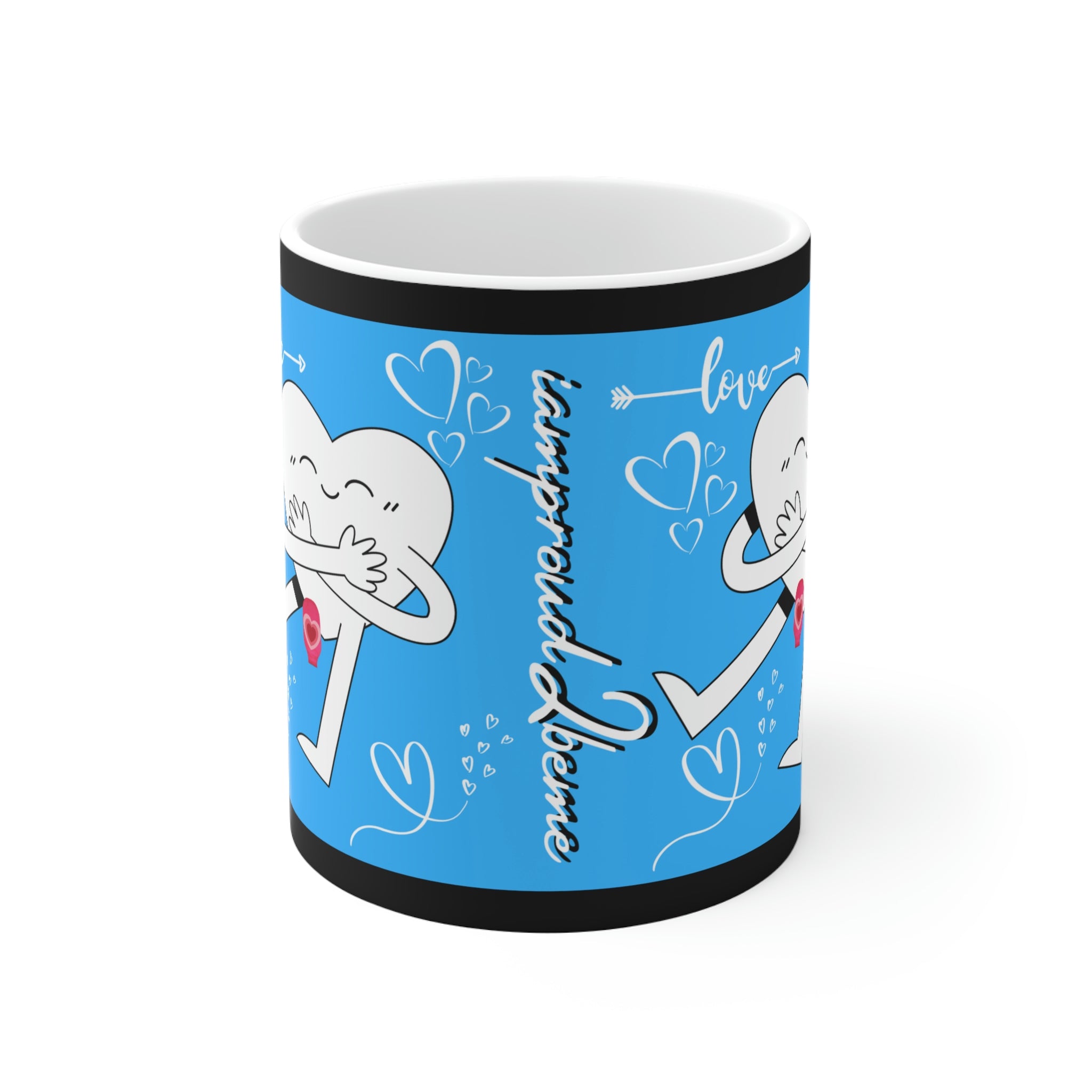 OSTOMY HEART LOVE White Ceramic Mug (valentines)