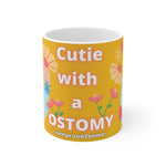 CUTIE WITH A OSTOMY White Ceramic Mug