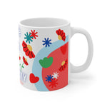 CUTIE WITH A OSTOMY White Ceramic Mug