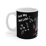 LIVIN' MY BEST LIFE White Ceramic Mug