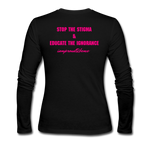 Women's Long Sleeve Jersey T-Shirt - black