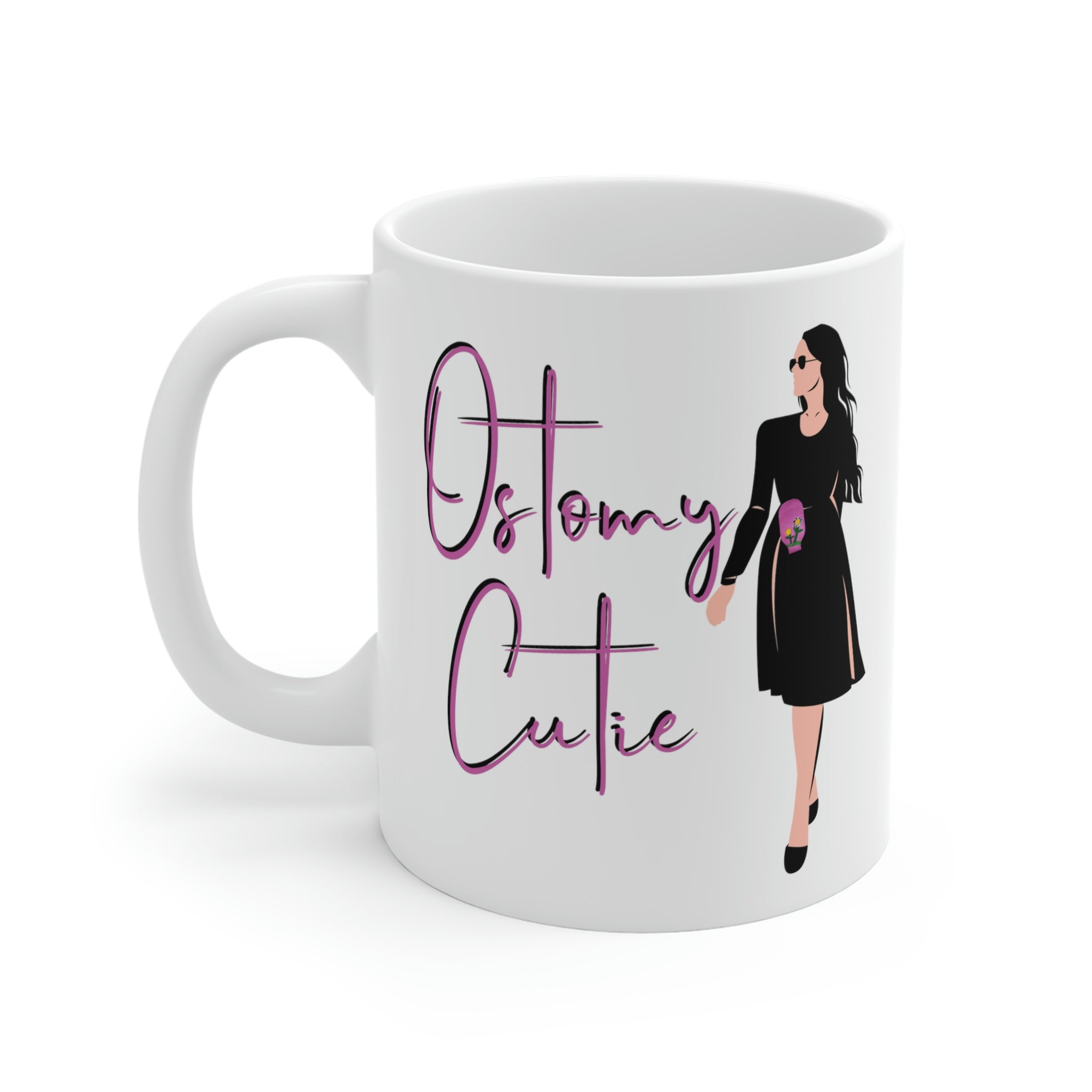 OSTOMY CUTIE White Ceramic Mug